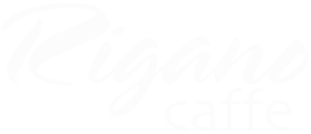 Logo Rigano: Schrift "Rigano Caffe"