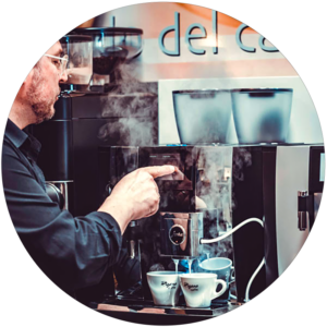 Deko: Kaffee-Vollautomat