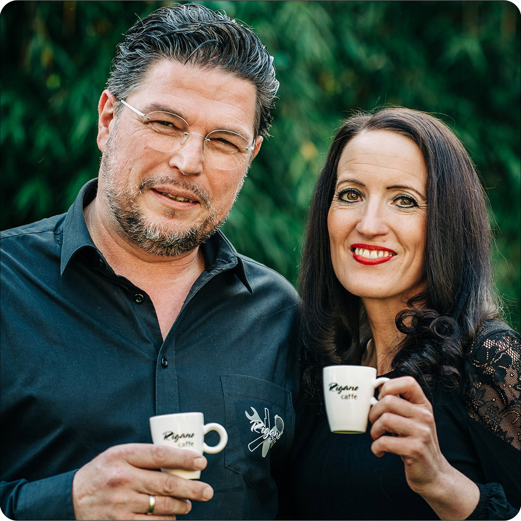 v.l.: Lorenzo und Stephie Rigano